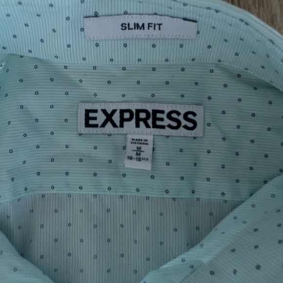 Express slim fit dress shirt (M) - Picture 4 of 4